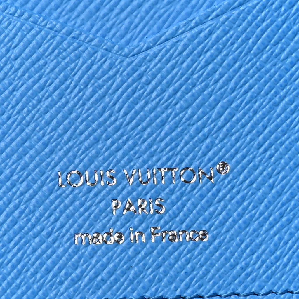 MONOGRAM SPORTS PASSPORT COVER POOL BLUE