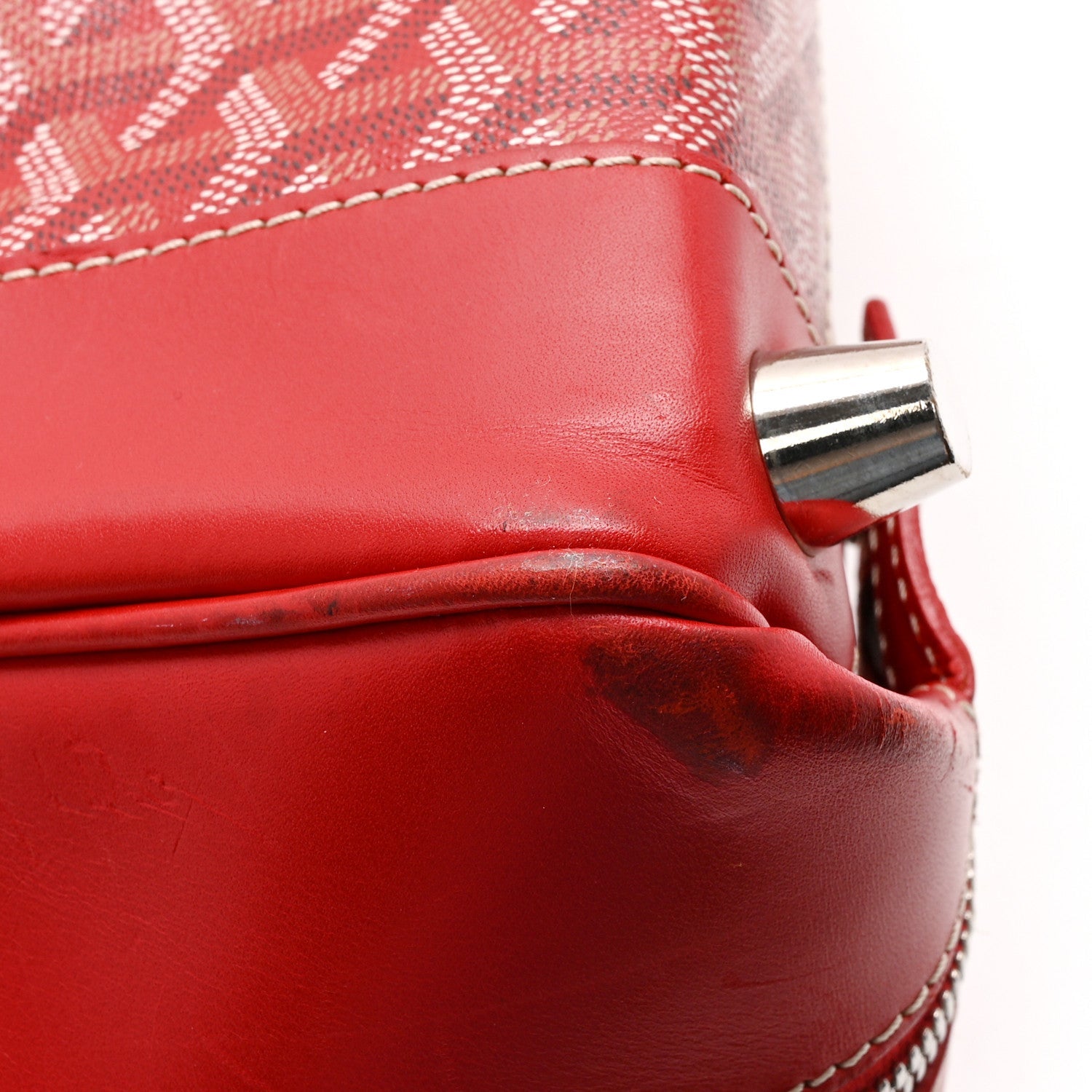 GOYARDINE PORTE-HABITS GARMENT BAG RED