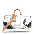 MONOGRAM MIRROR KEEPALL BANDOULIERE 50 SILVER