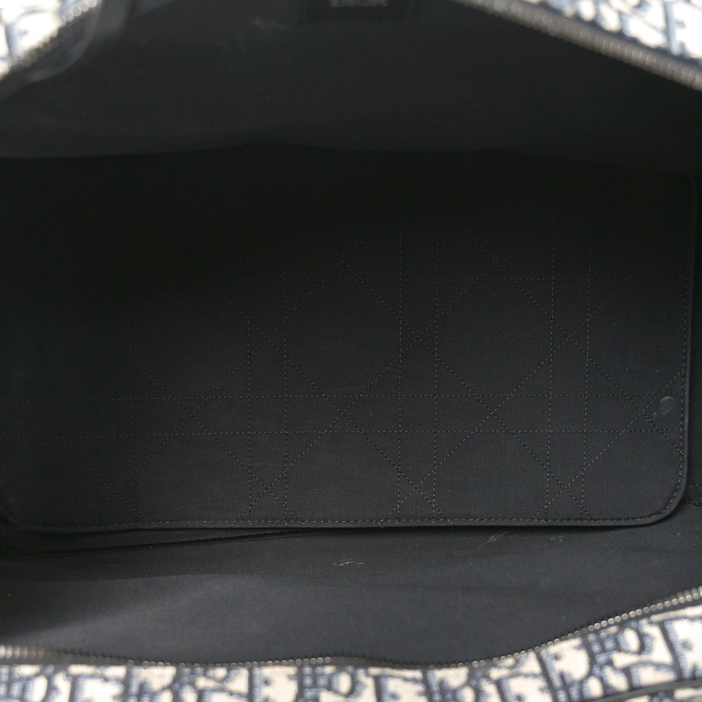 OBLIQUE CALFSKIN HIT THE ROAD PET CARRIER BLUE
