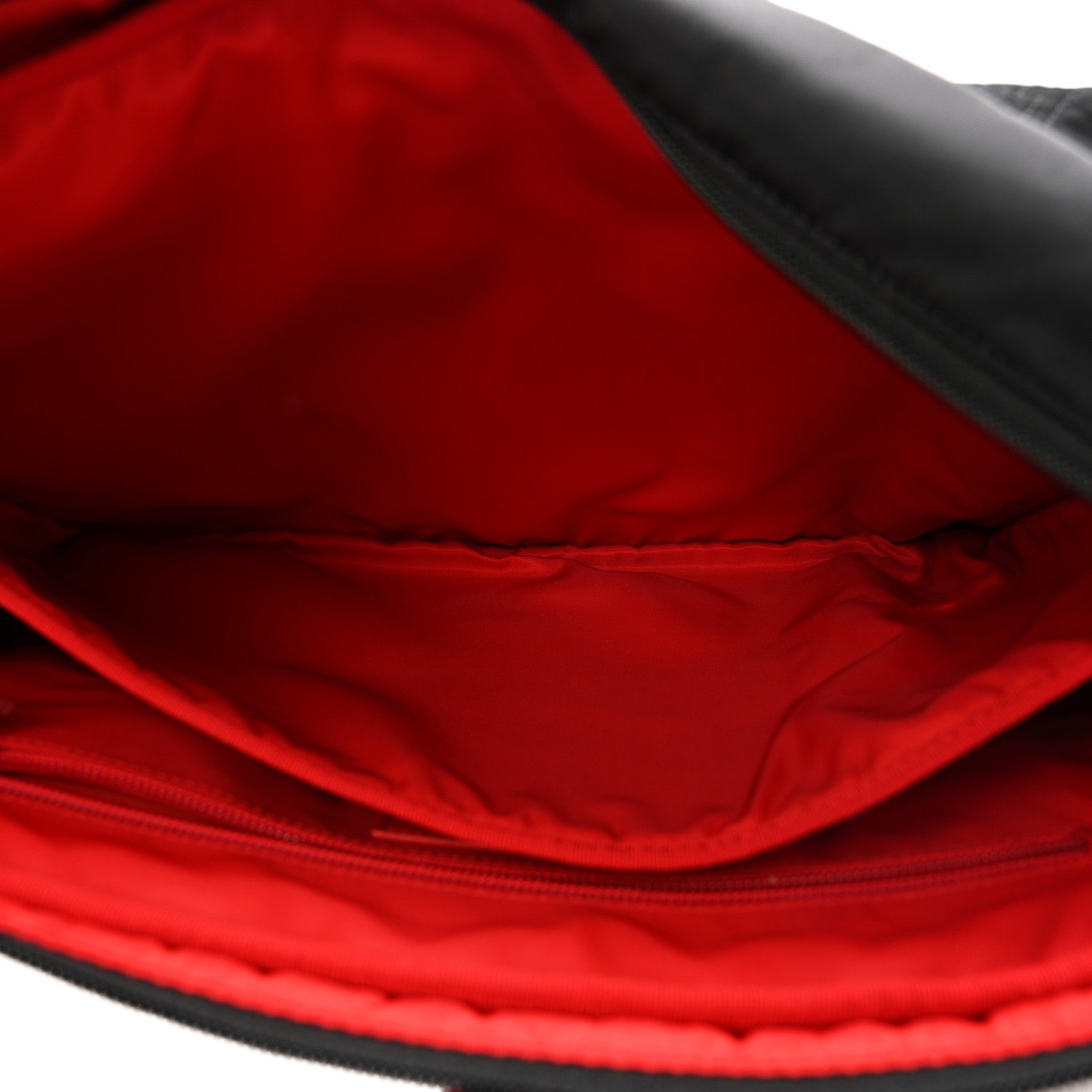 Nylon Sneaker Sole Loubideal Messenger Bag Black Loubi