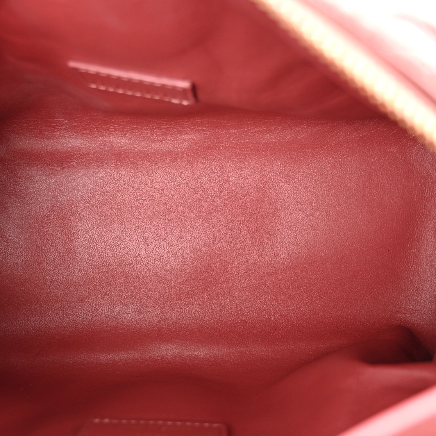 CALFSKIN MACROCANNAGE MEDIUM DIORTRAVEL NOMAD POUCH RUST