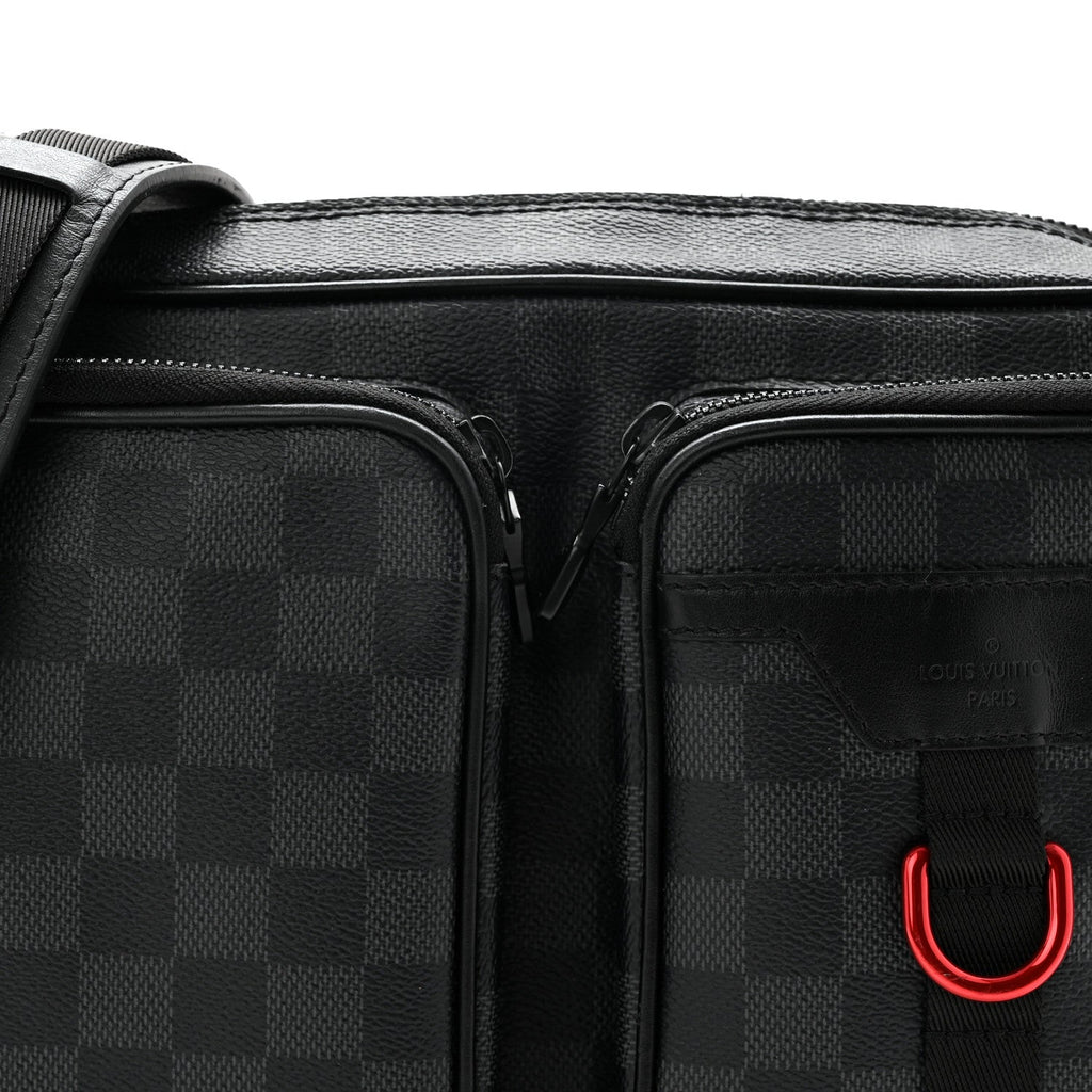 Damier Graphite Utility Messenger