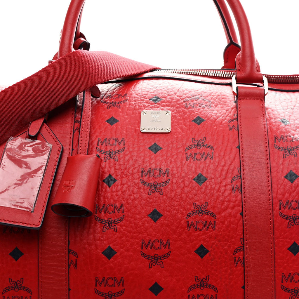 Visetos Large Traveler Weekender Bag Red