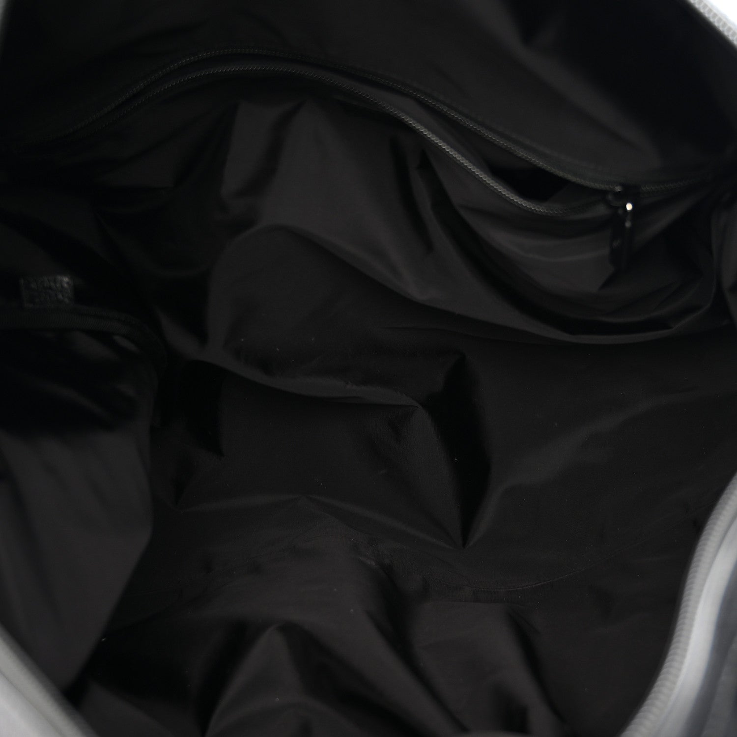 CRYSTAL MONOGRAM WEB LARGE DUFFLE BAG BLACK