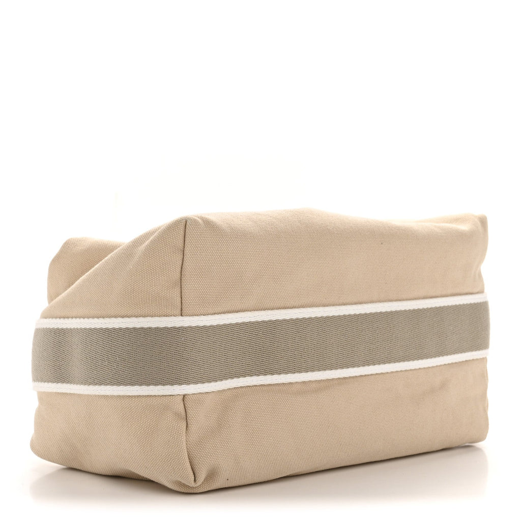 CANVAS LARGE BRIDE-A-BRAC POUCH NATURAL