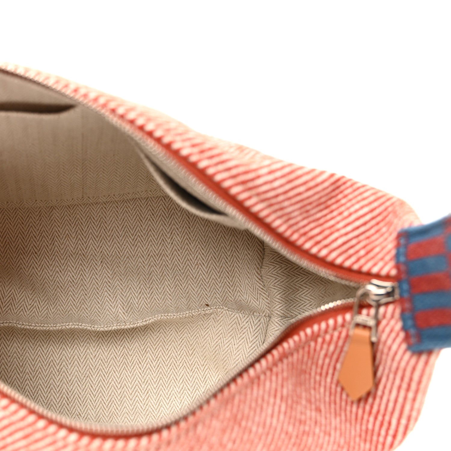 Wool Small Bride-A-Brac H Natte Pouch Tomette