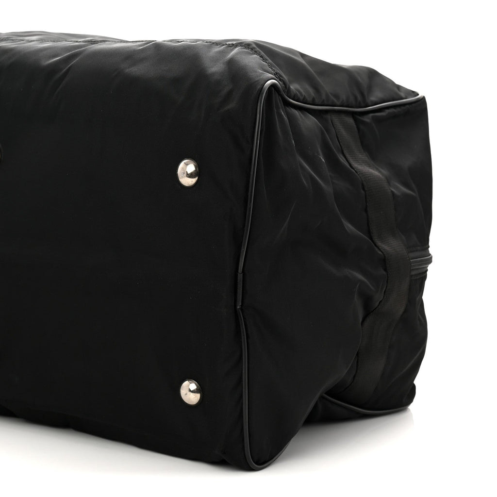 Tessuto Nylon Saffiano Carry On Travel Bag Black