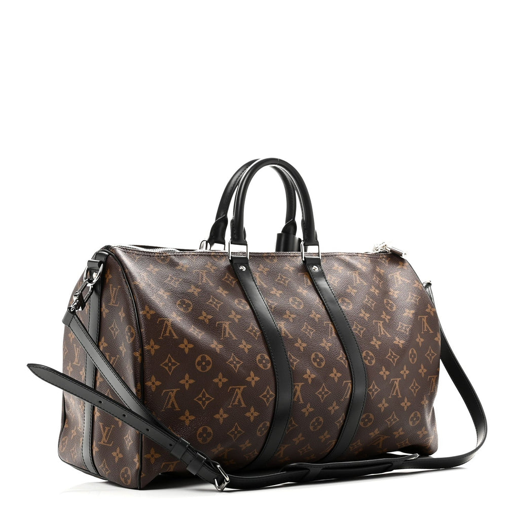 MONOGRAM MACASSAR KEEPALL BANDOULIERE 45