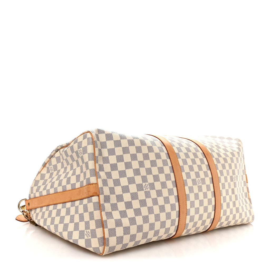 DAMIER AZUR KEEPALL BANDOULIERE 55