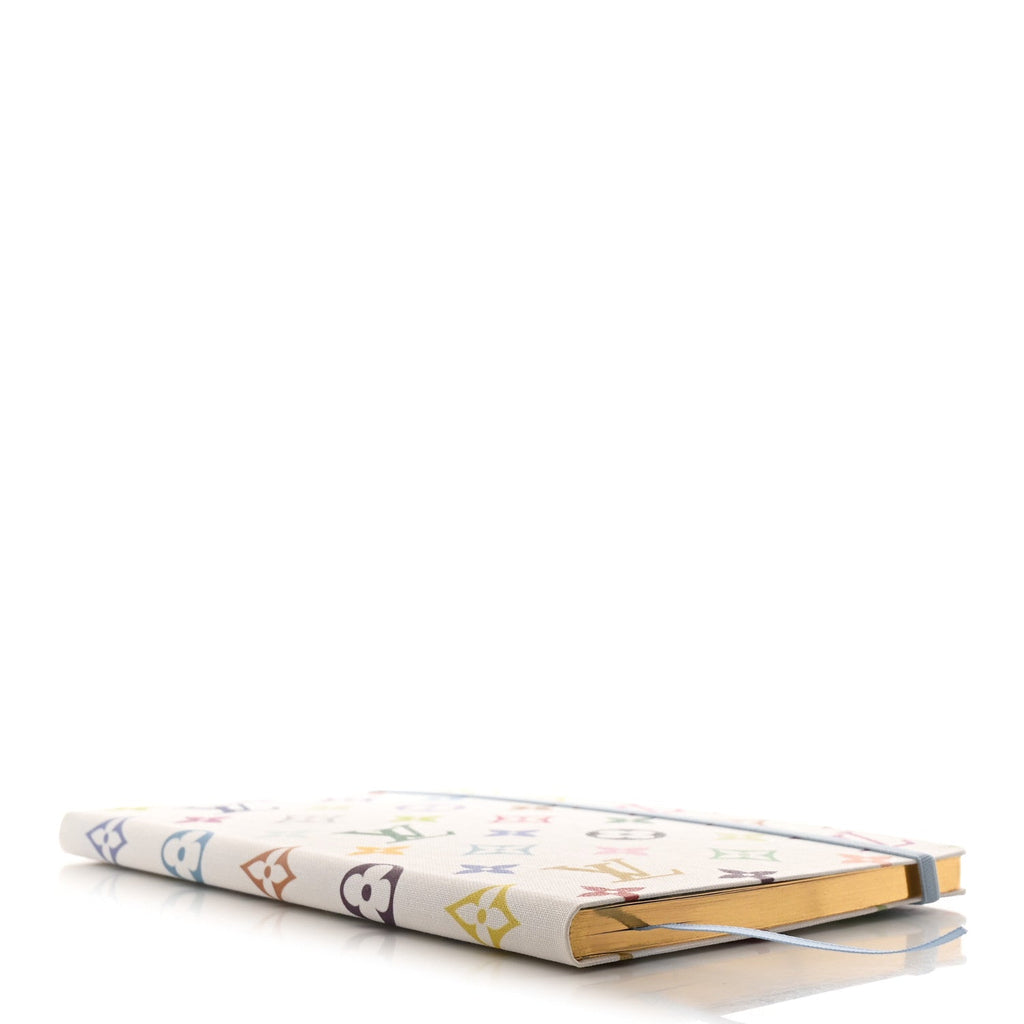 LV X TM MONOGRAM MULTICOLOR JANE NOTEBOOK MM WHITE