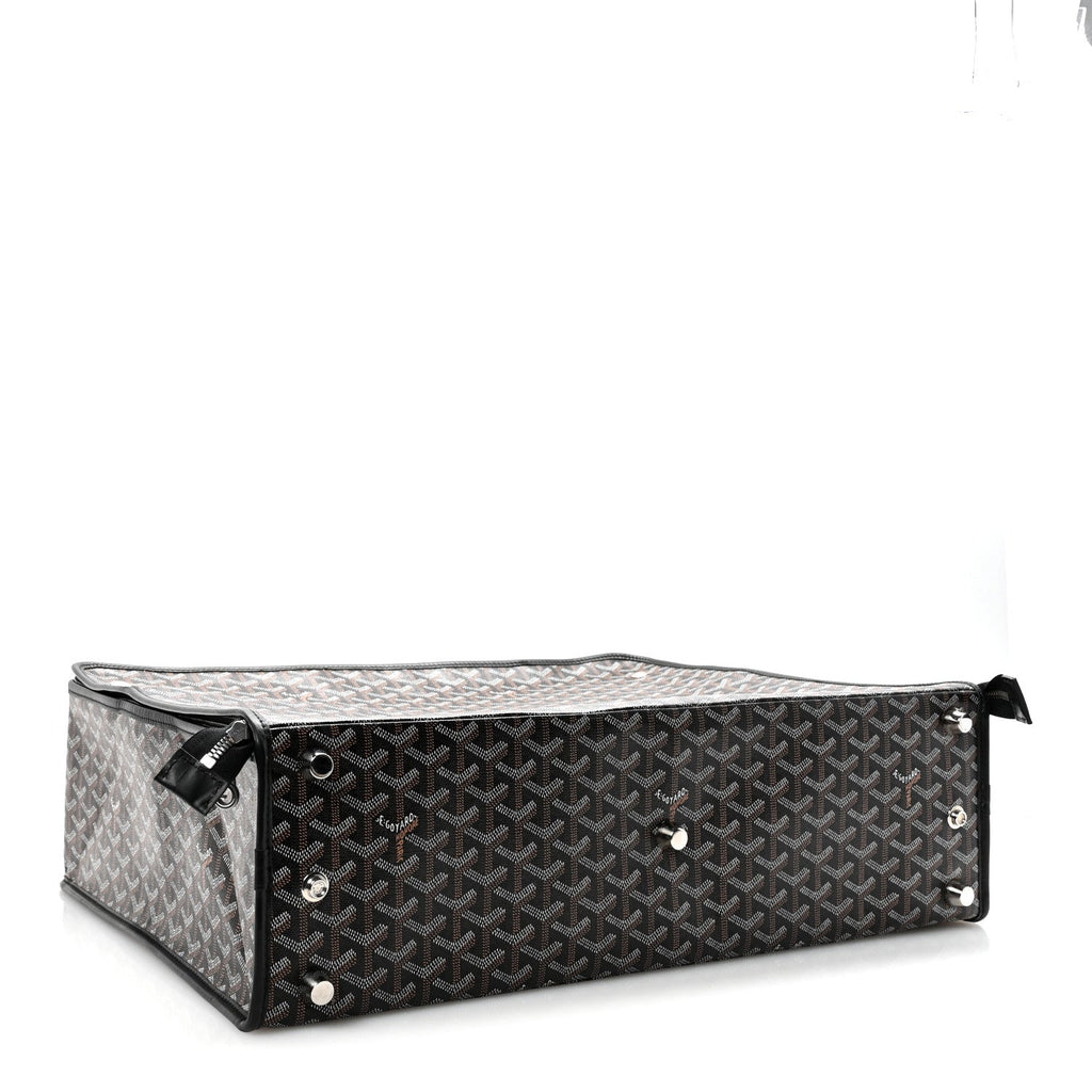 Goyardine Caravelle 50 Folding Suitcase Black