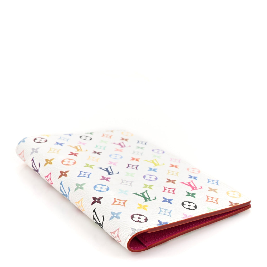 LV X TM Monogram Multicolor Passport Cover White