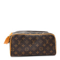 MONOGRAM MACASSAR DOPP KIT TOILET POUCH SAFRAN YELLOW