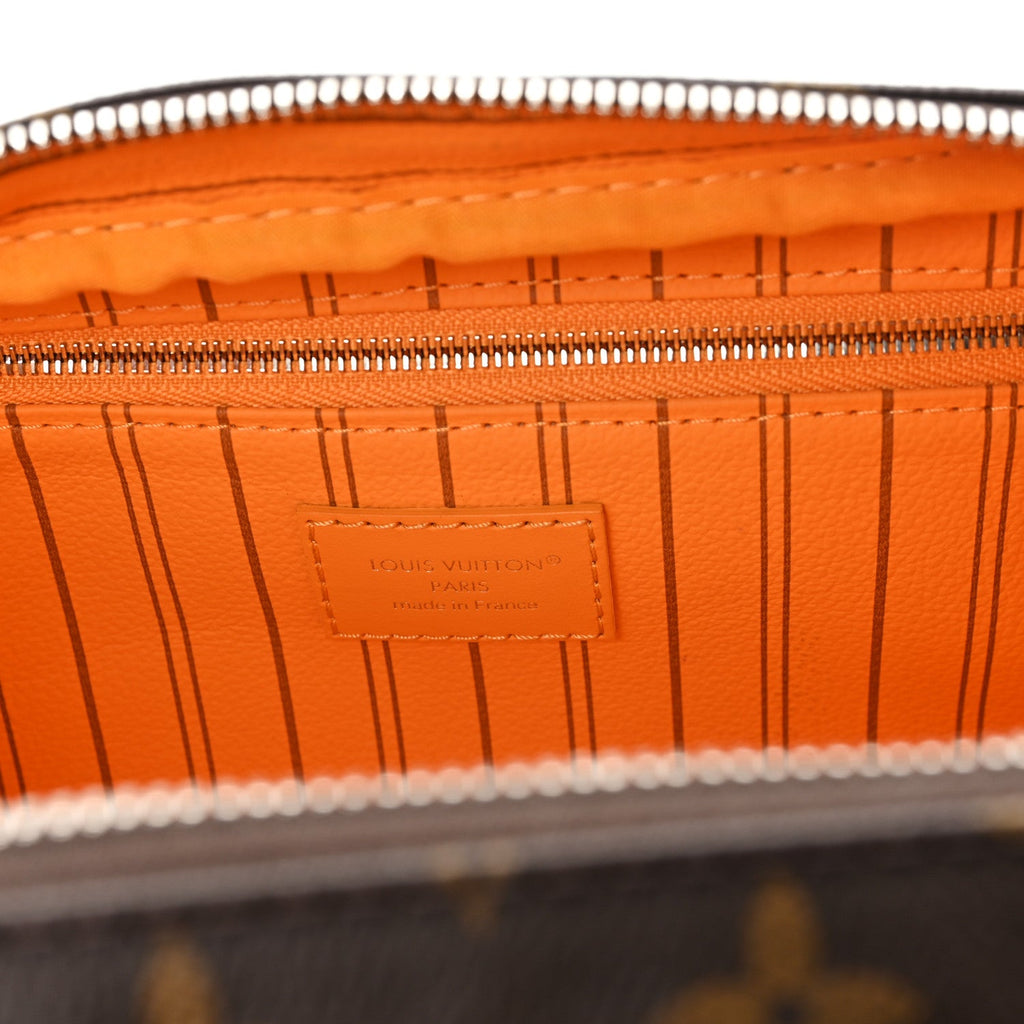 MONOGRAM MACASSAR DOPP KIT TOILET POUCH SAFRAN YELLOW