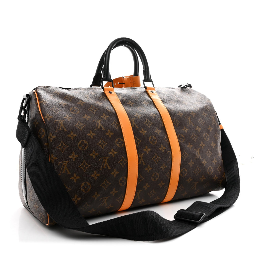 Monogram Macassar Keepall Bandouliere 45 Radiant Sun
