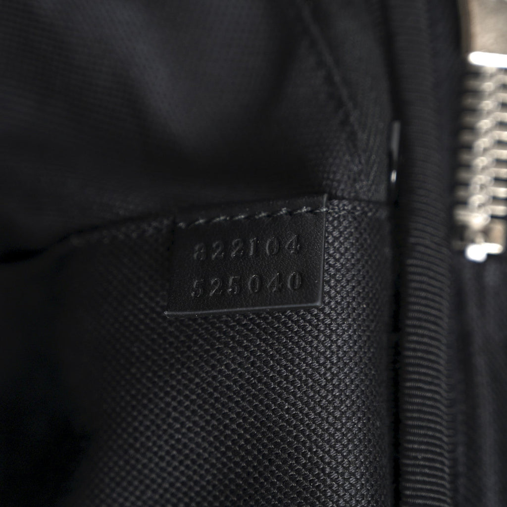 GG SUPREME MONOGRAM CALFSKIN CABIN TROLLEY BLACK