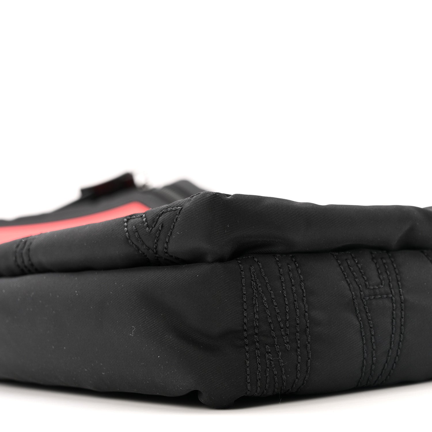 Nylon Sneaker Sole Loubideal Messenger Bag Black Loubi
