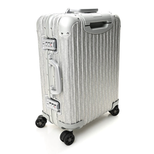 X RIMOWA Aluminum Gradient Cabin Luggage Silver
