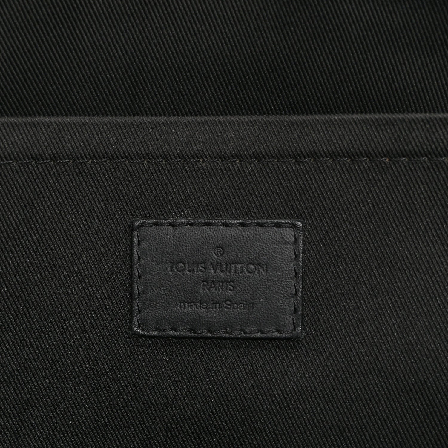 CALFSKIN MONOGRAM SHADOW DISCOVERY POCHETTE BLACK