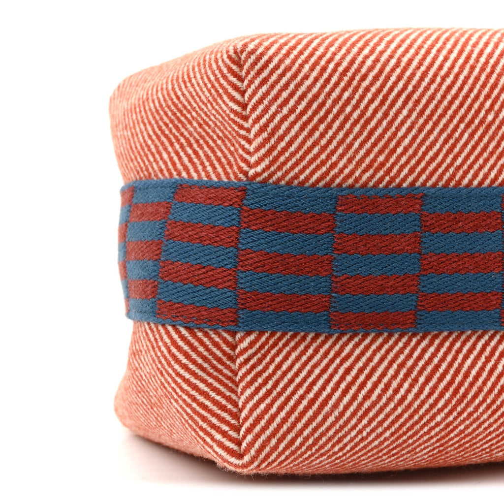 Wool Small Bride-A-Brac H Natte Pouch Tomette