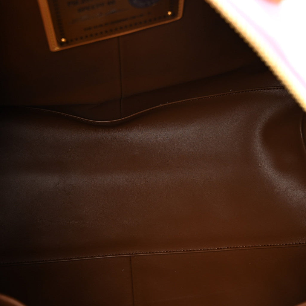 Calfskin Monogram Speedy P9 Bandouliere 40 Candy