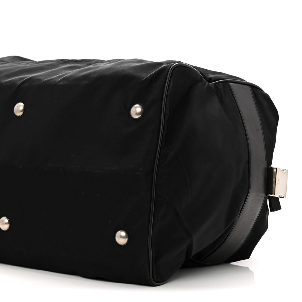 TESSUTO NYLON SAFFIANO VIAGGIO DUFFLE BLACK