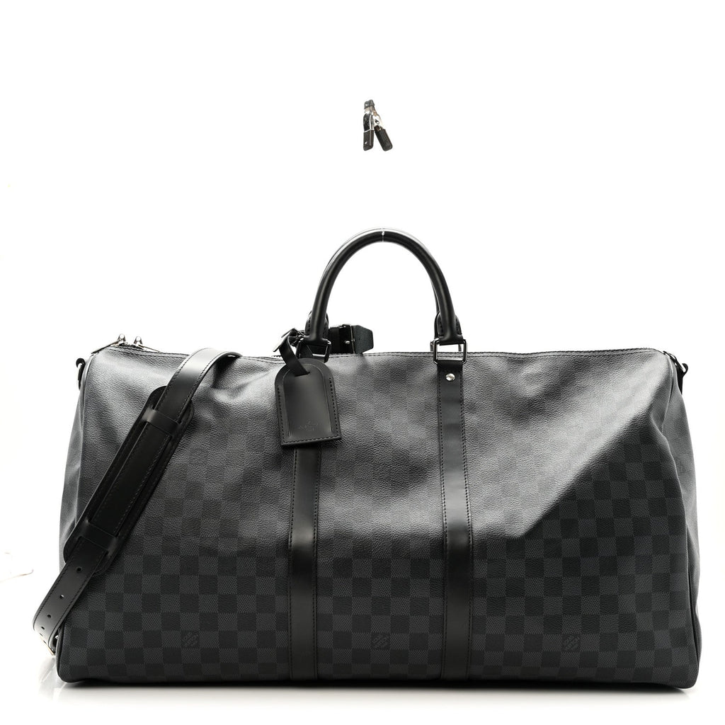 Damier Graphite Keepall Bandouliere 55