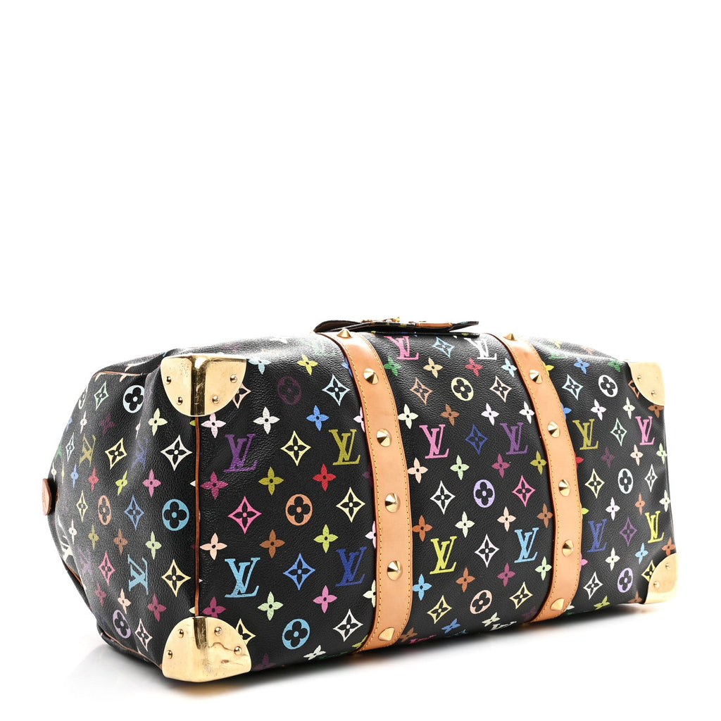 MONOGRAM MULTICOLOR KEEPALL 45 BLACK