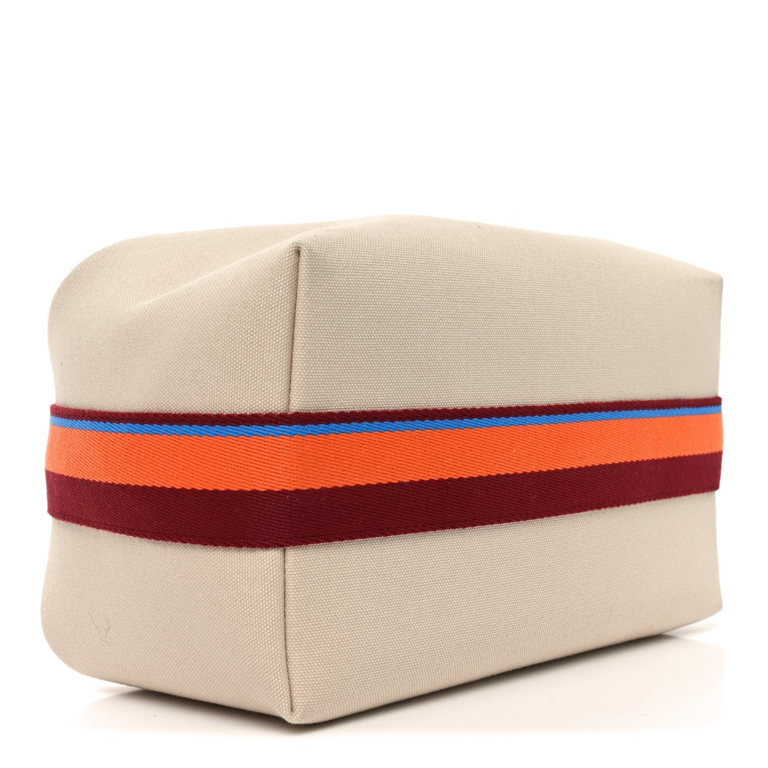 Canvas Large Bride-A-Brac Pavillon Pouch Natural Multicolor