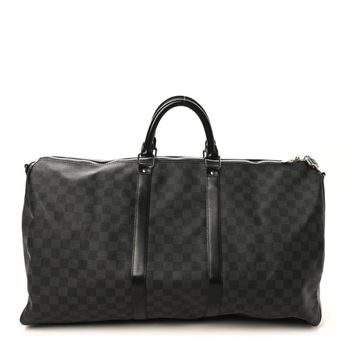 DAMIER GRAPHITE KEEPALL BANDOULIERE 55