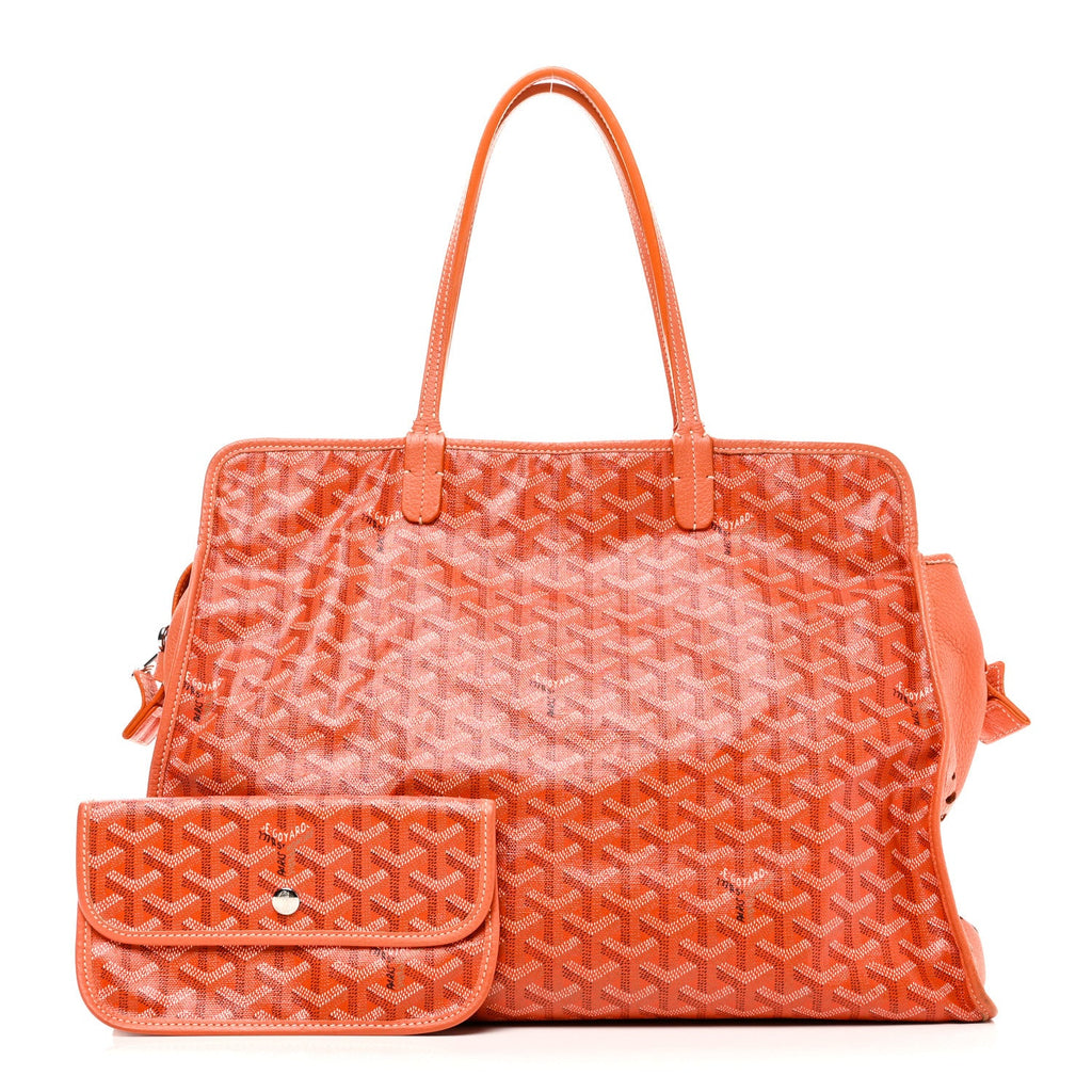 GOYARDINE SAC HARDY PET CARRIER PM ORANGE