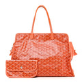GOYARDINE SAC HARDY PET CARRIER PM ORANGE