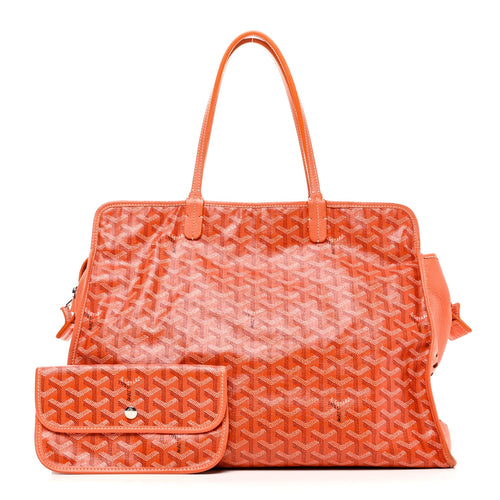 GOYARDINE SAC HARDY PET CARRIER PM ORANGE