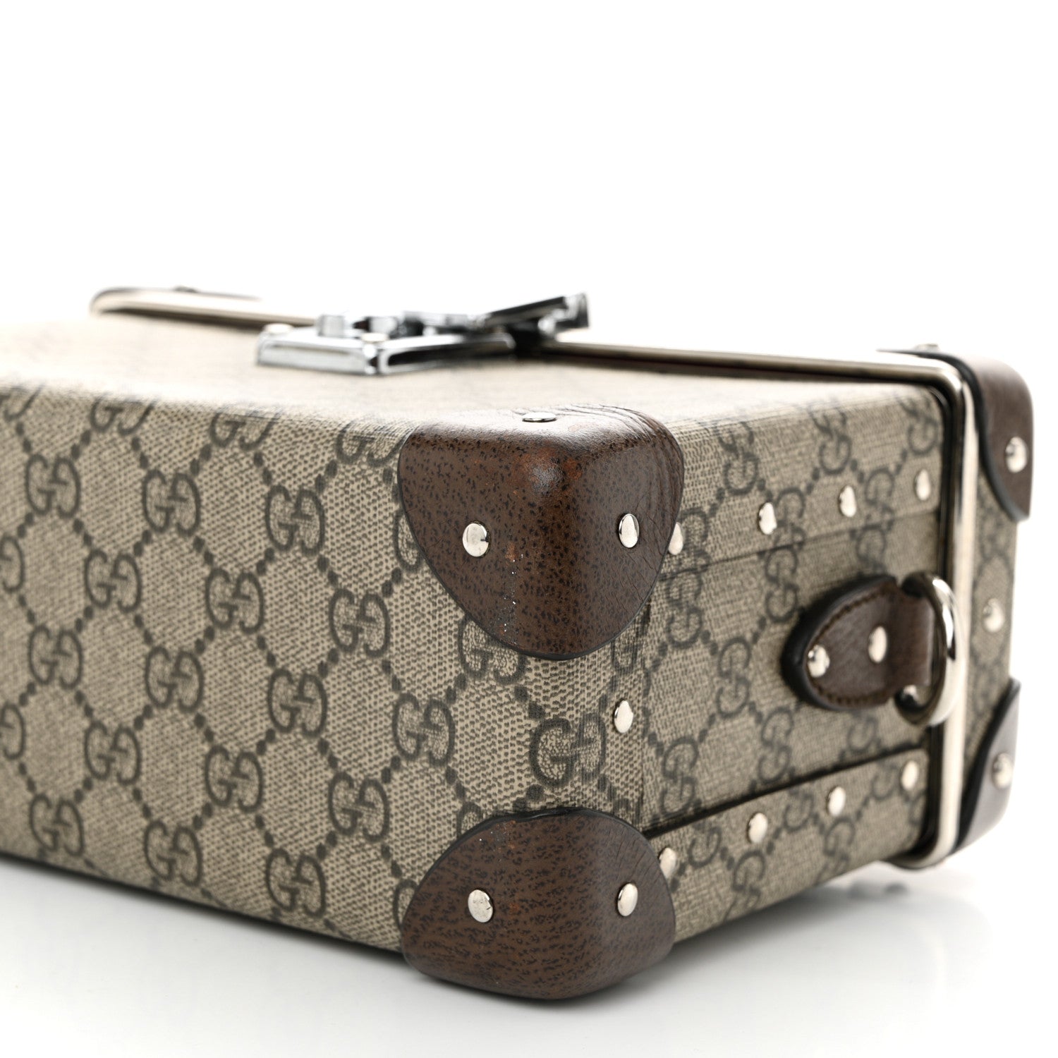 GG Supreme Monogram Globe-Trotter Beauty Case Brown