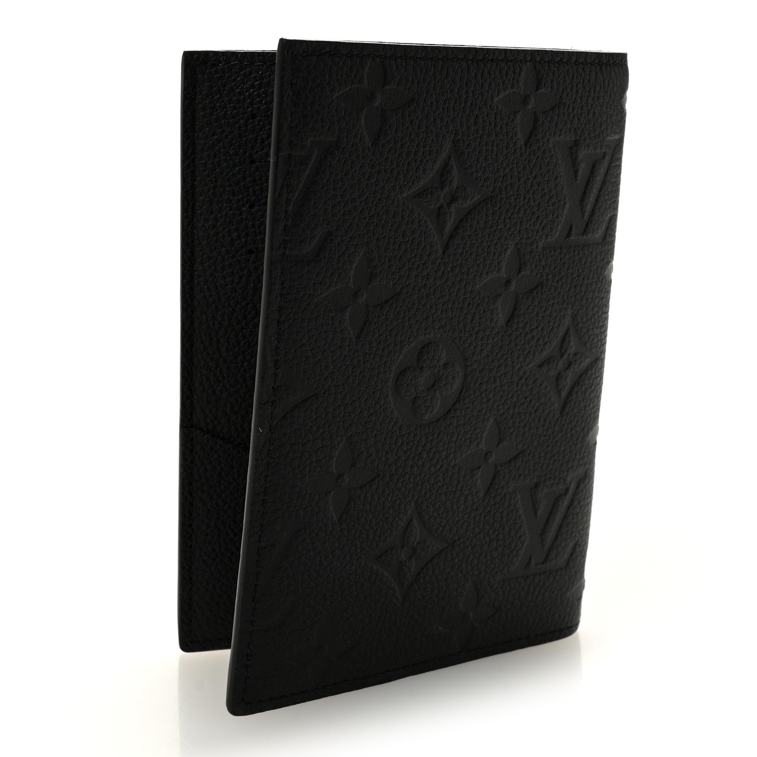 EMPREINTE MONOGRAM PASSPORT COVER BLACK