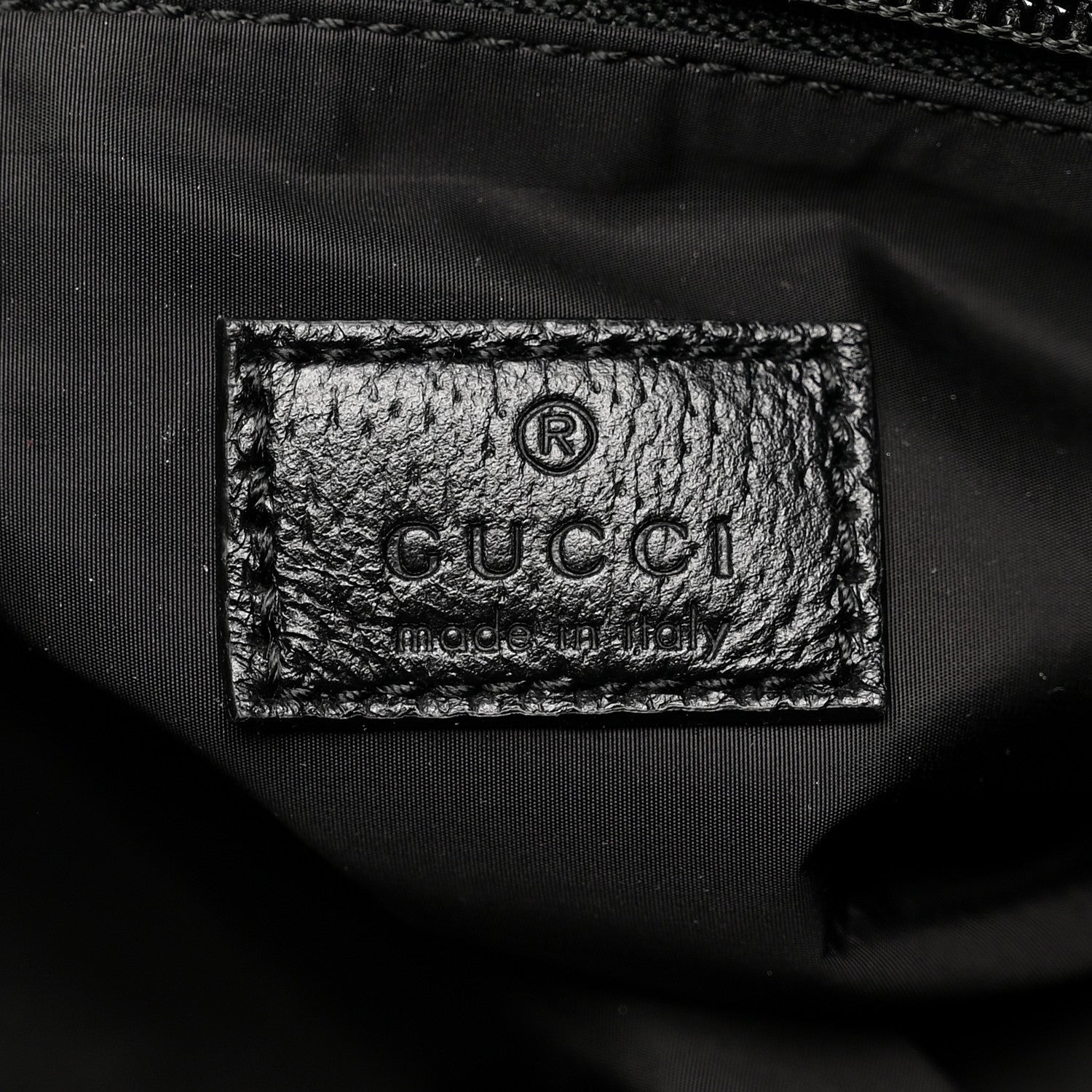 CRYSTAL MONOGRAM WEB LARGE DUFFLE BAG BLACK