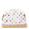 LV x TM Monogram Multicolor Cosmetic Pouch GM White