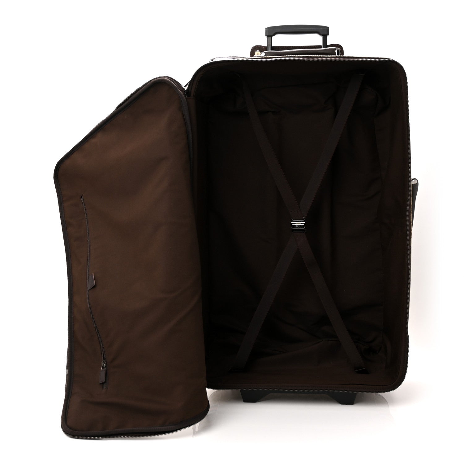 GG Plus Monogram Large Web Trolley Brown