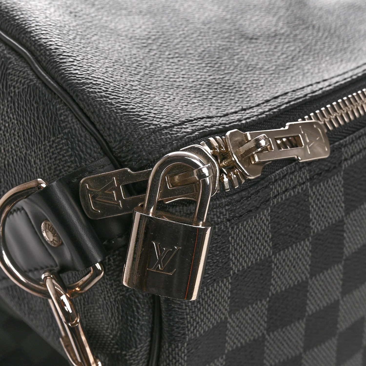 Damier Graphite Keepall Bandouliere 55