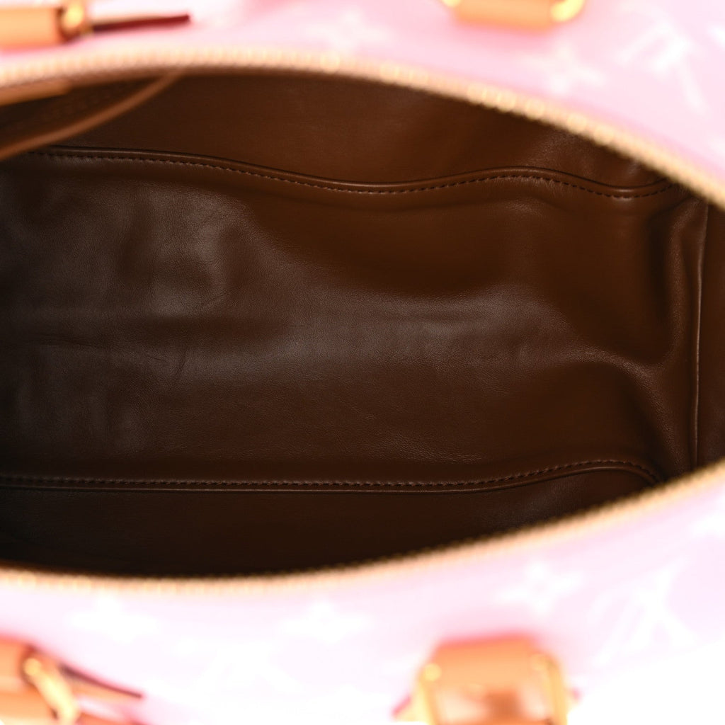Calfskin Monogram Speedy P9 Bandouliere 30 Candy