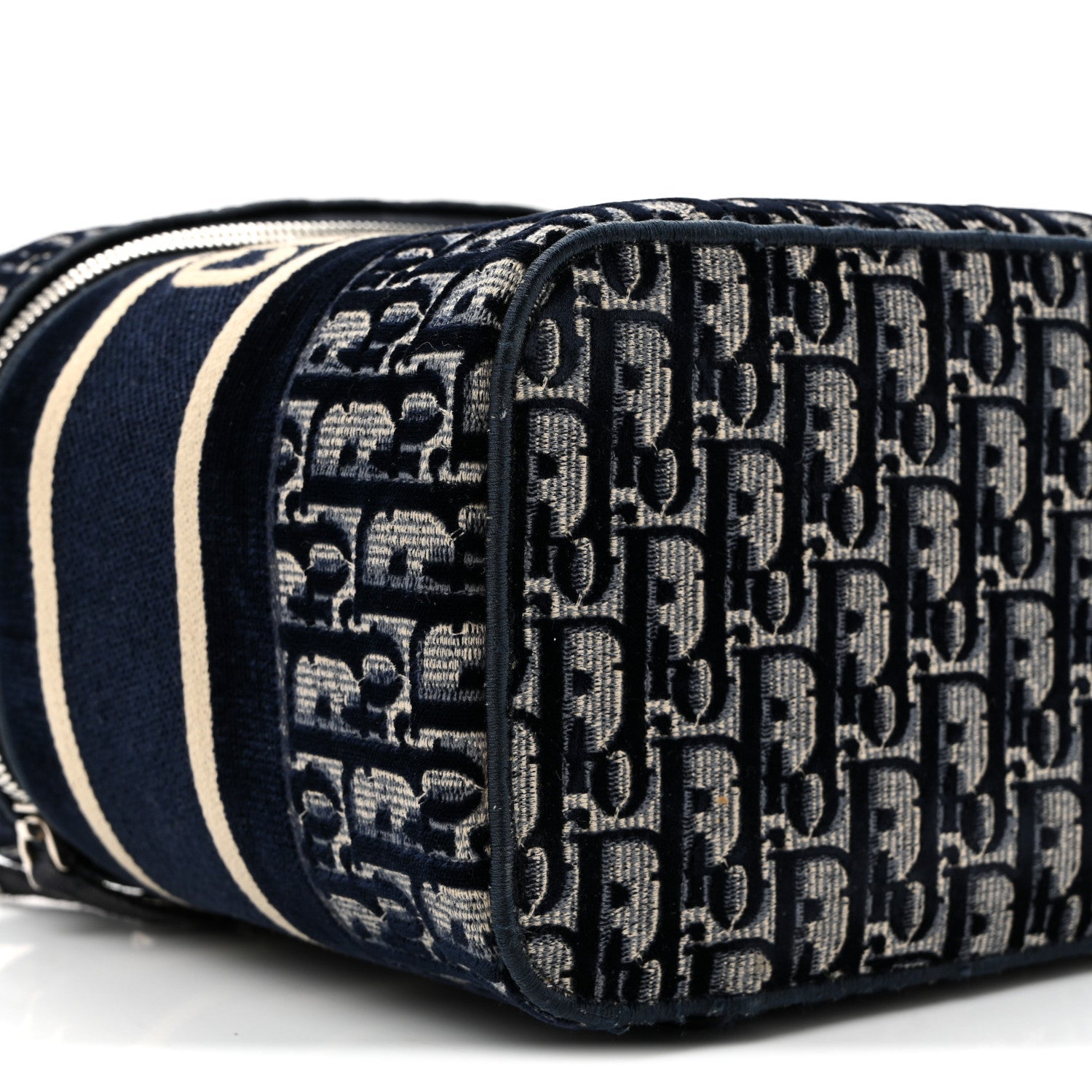 Oblique Diortravel Vanity Case Blue