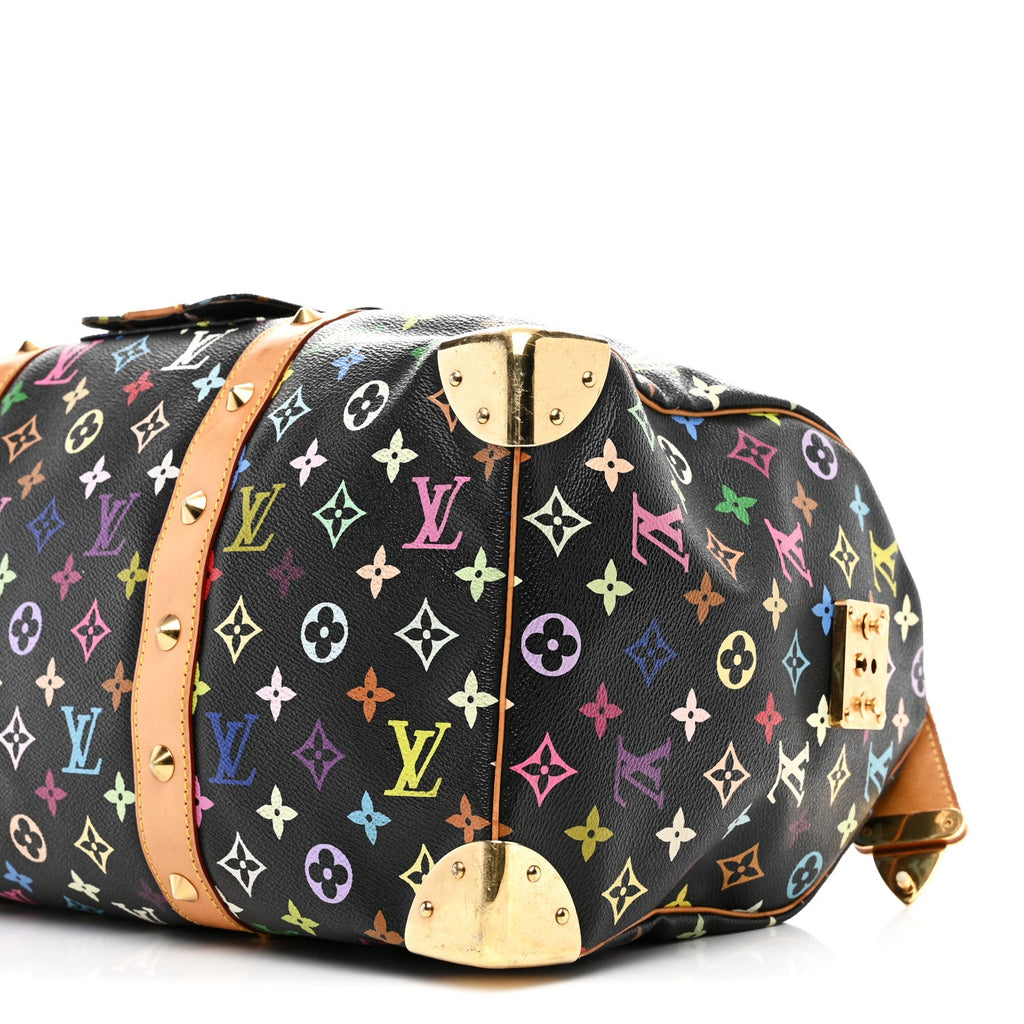 MONOGRAM MULTICOLOR KEEPALL 45 BLACK
