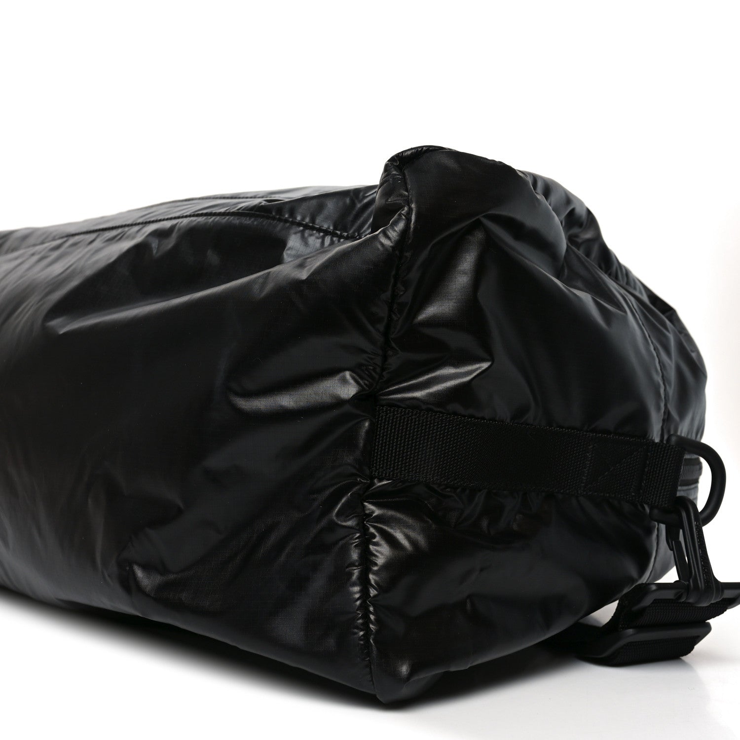 NYLON NUXX RIPSTOP DUFFLE BLACK WHITE