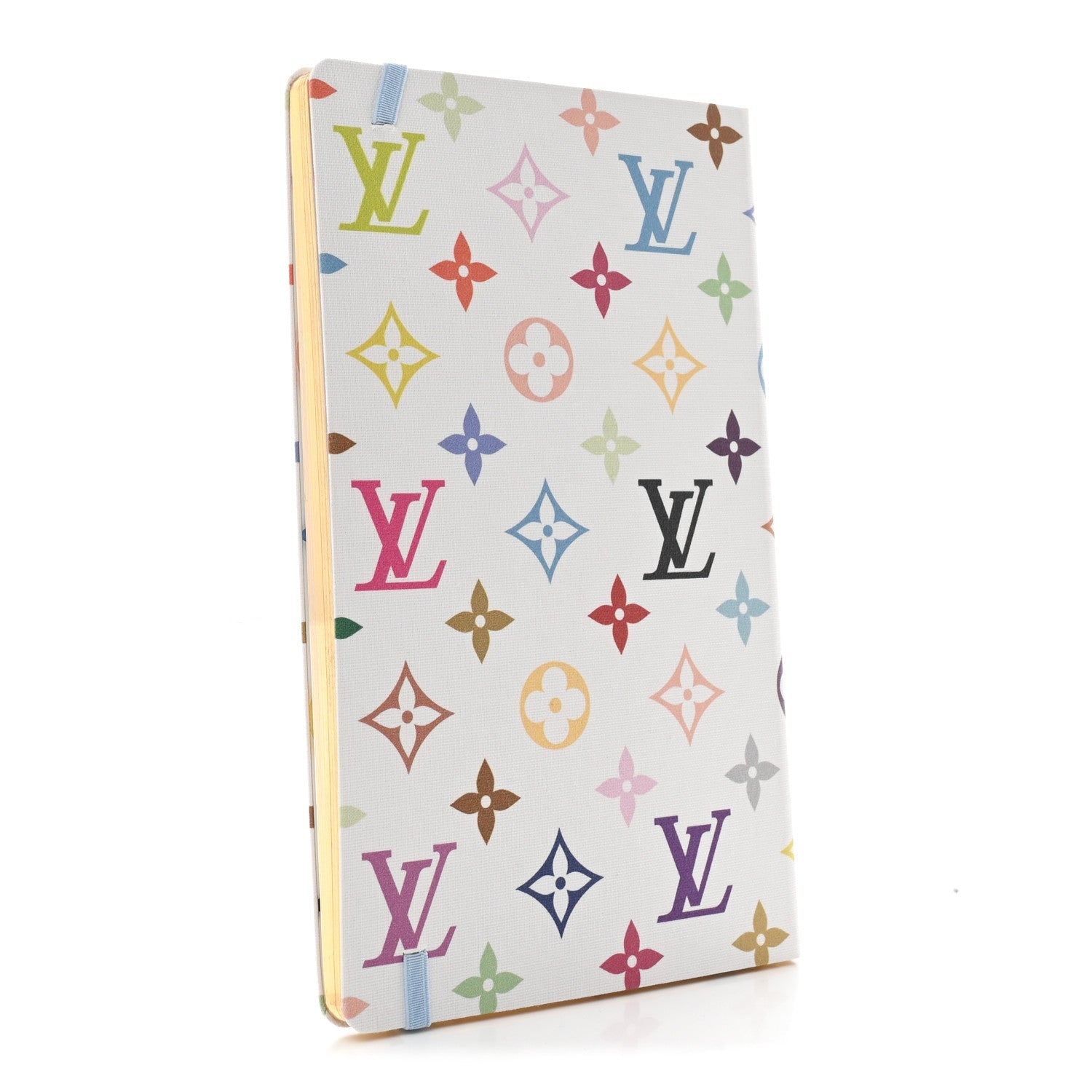LV X TM MONOGRAM MULTICOLOR JANE NOTEBOOK MM WHITE