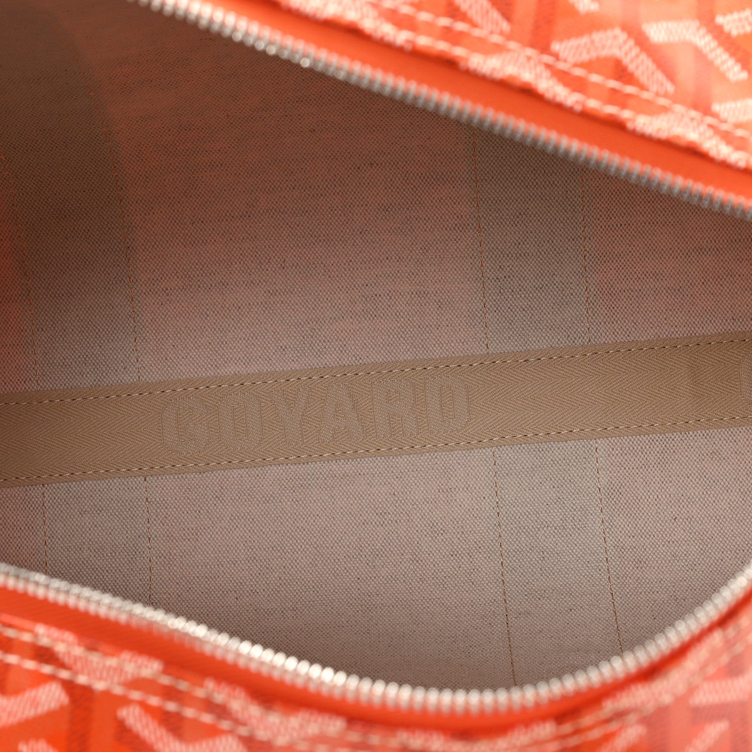 GOYARDINE BARREL 40 SPORTS BAG ORANGE