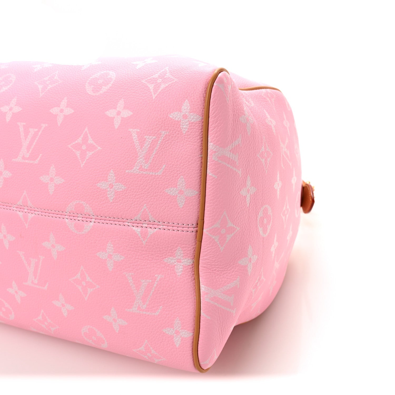 Calfskin Monogram Speedy P9 Bandouliere 40 Candy