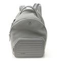 Canvas Calfskin Never Still Small Backpack Grey