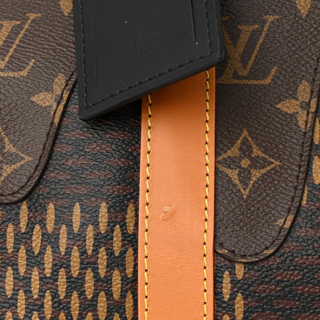 x Nigo Giant Damier Ebene Monogram Keepall Bandouliere 50