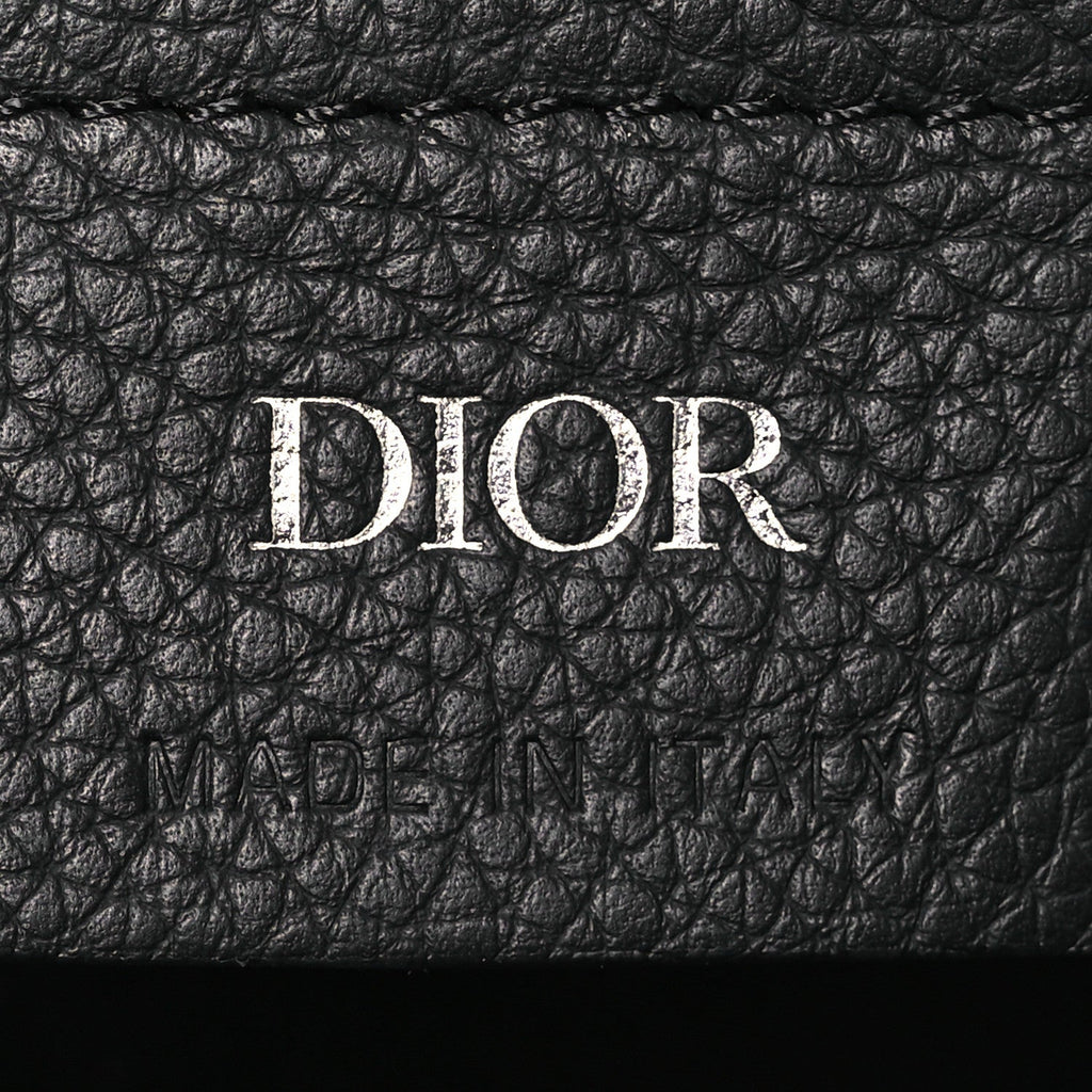OBLIQUE JACQUARD GRAINED CALFSKIN LINGOT 50 BLACK